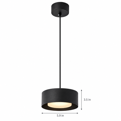 Lavisa - Modern Mini Round Pendant Light for Bedside