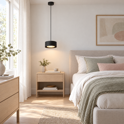 Lavisa - Modern Mini Round Pendant Light for Bedside
