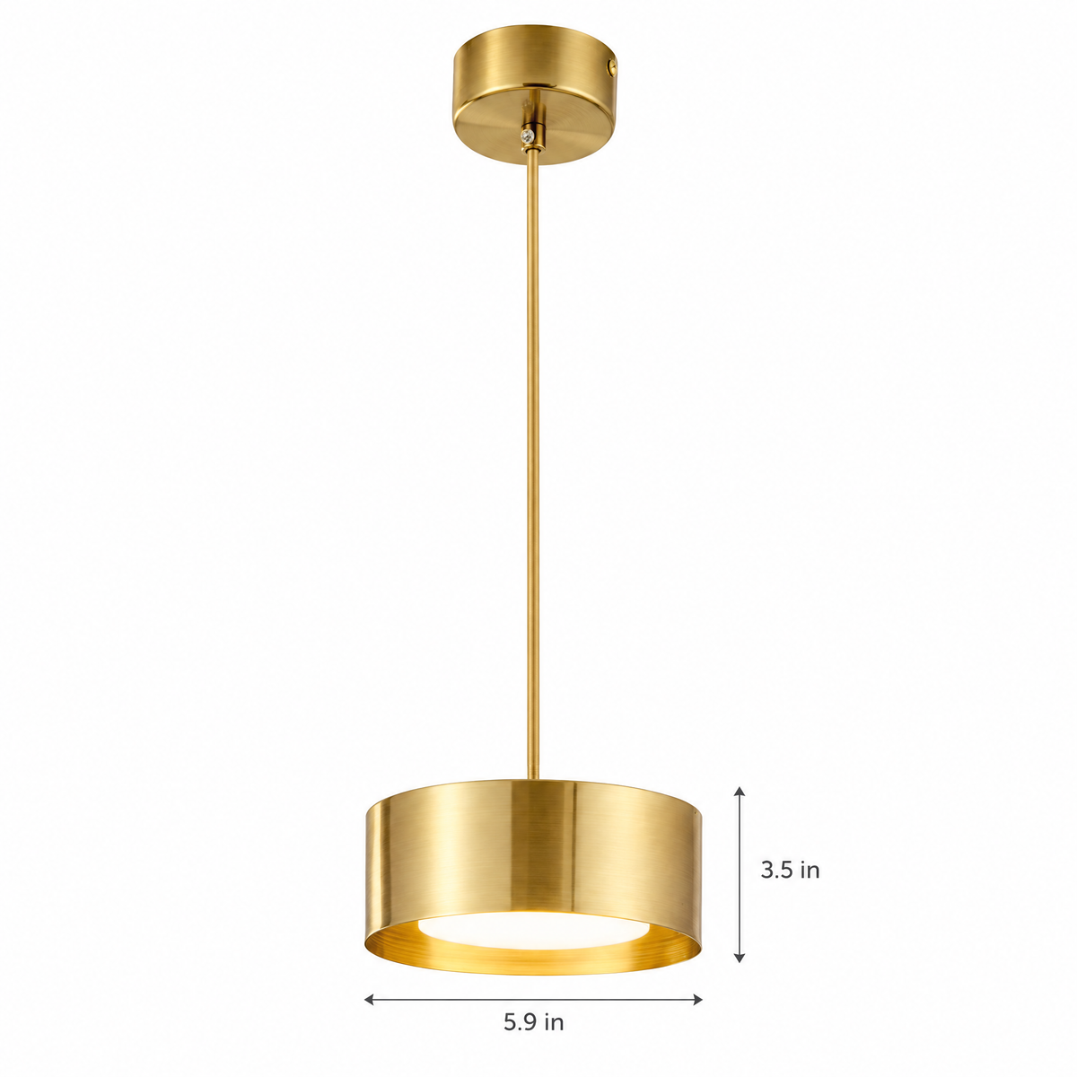 Lavisa - Modern Mini Round Pendant Light for Bedside