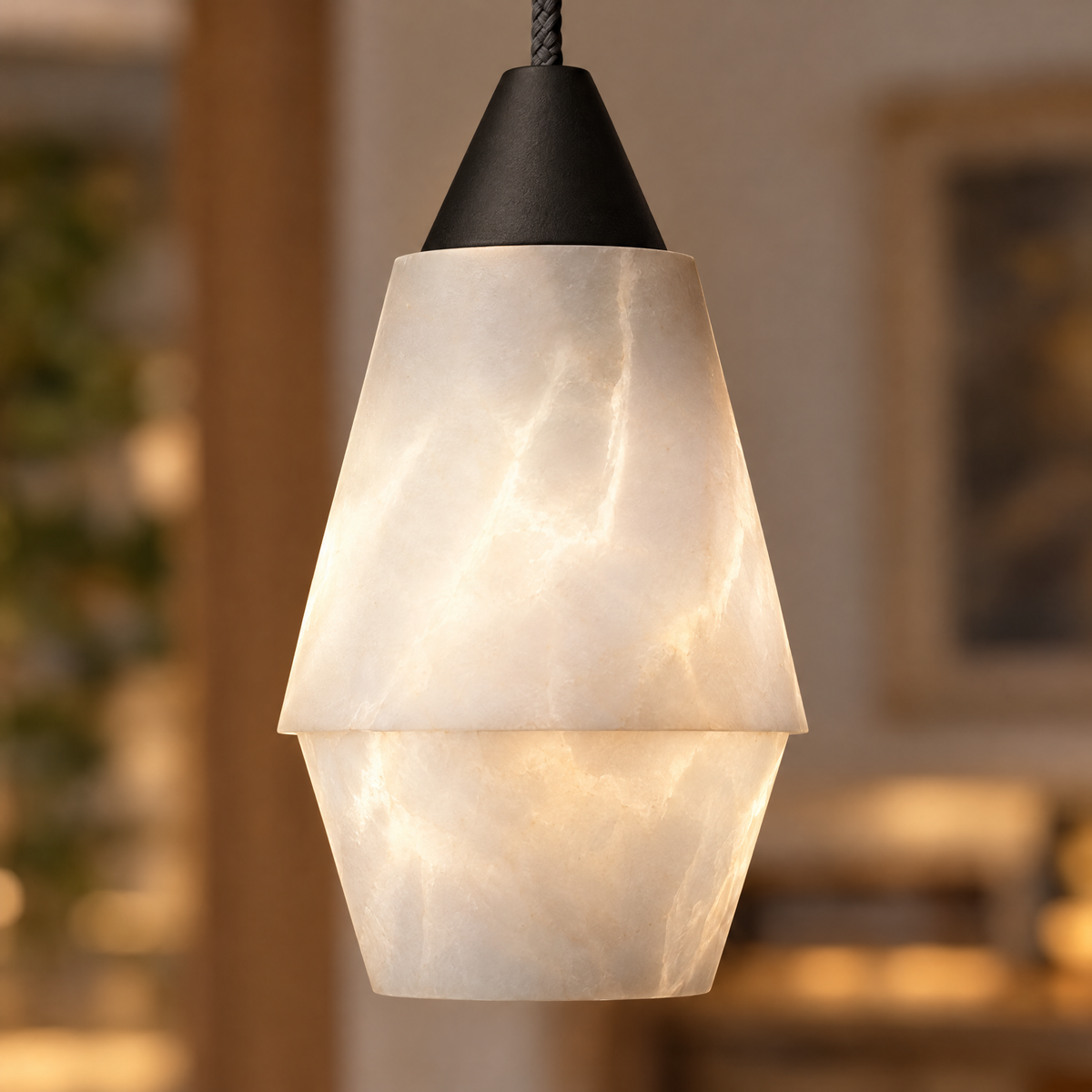 Lavisa - Alabaster Pendant Light for Kitchen Island