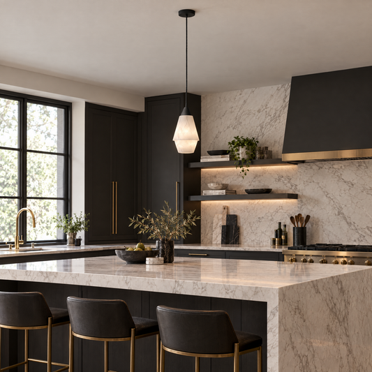 Lavisa - Alabaster Pendant Light for Kitchen Island