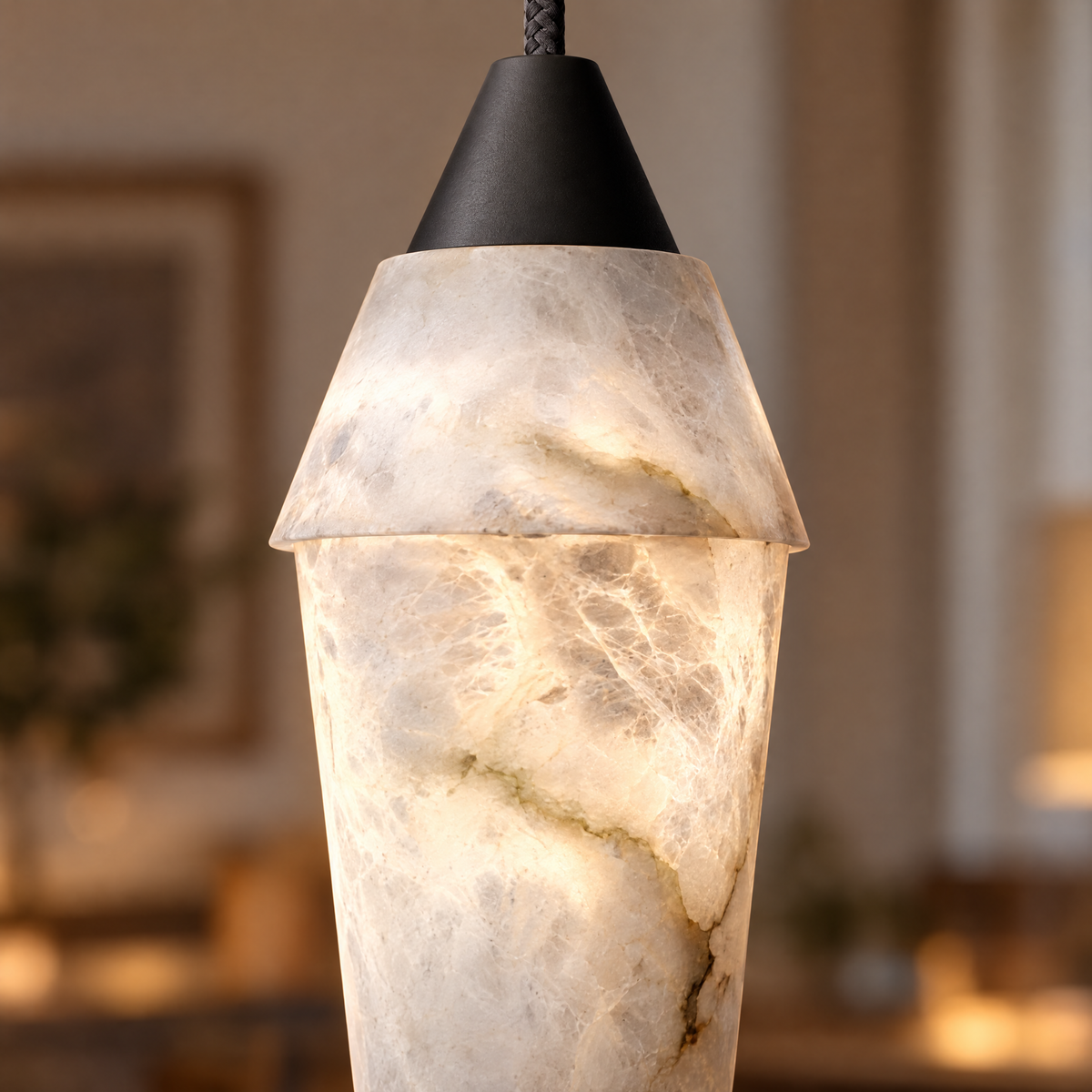 Lavisa - Alabaster Pendant Light for Kitchen Island