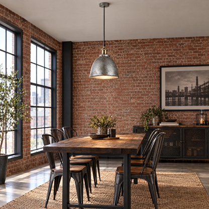 Lavisa - Rustic Metal Dome Pendant Light for Kitchen Island