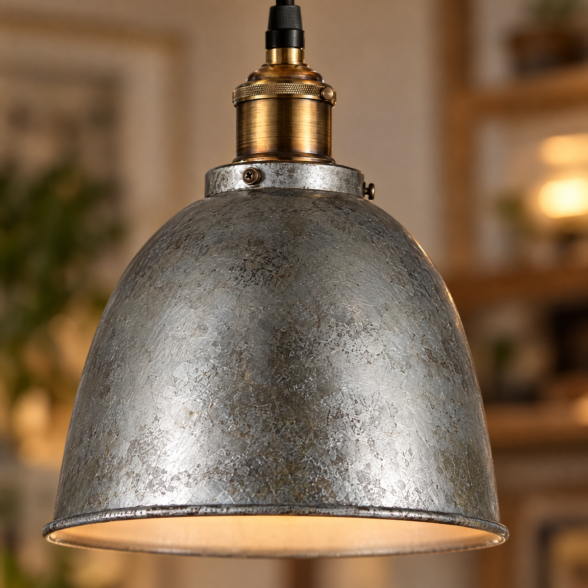 Lavisa - Rustic Metal Dome Pendant Light for Kitchen Island