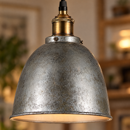Lavisa - Rustic Metal Dome Pendant Light for Kitchen Island