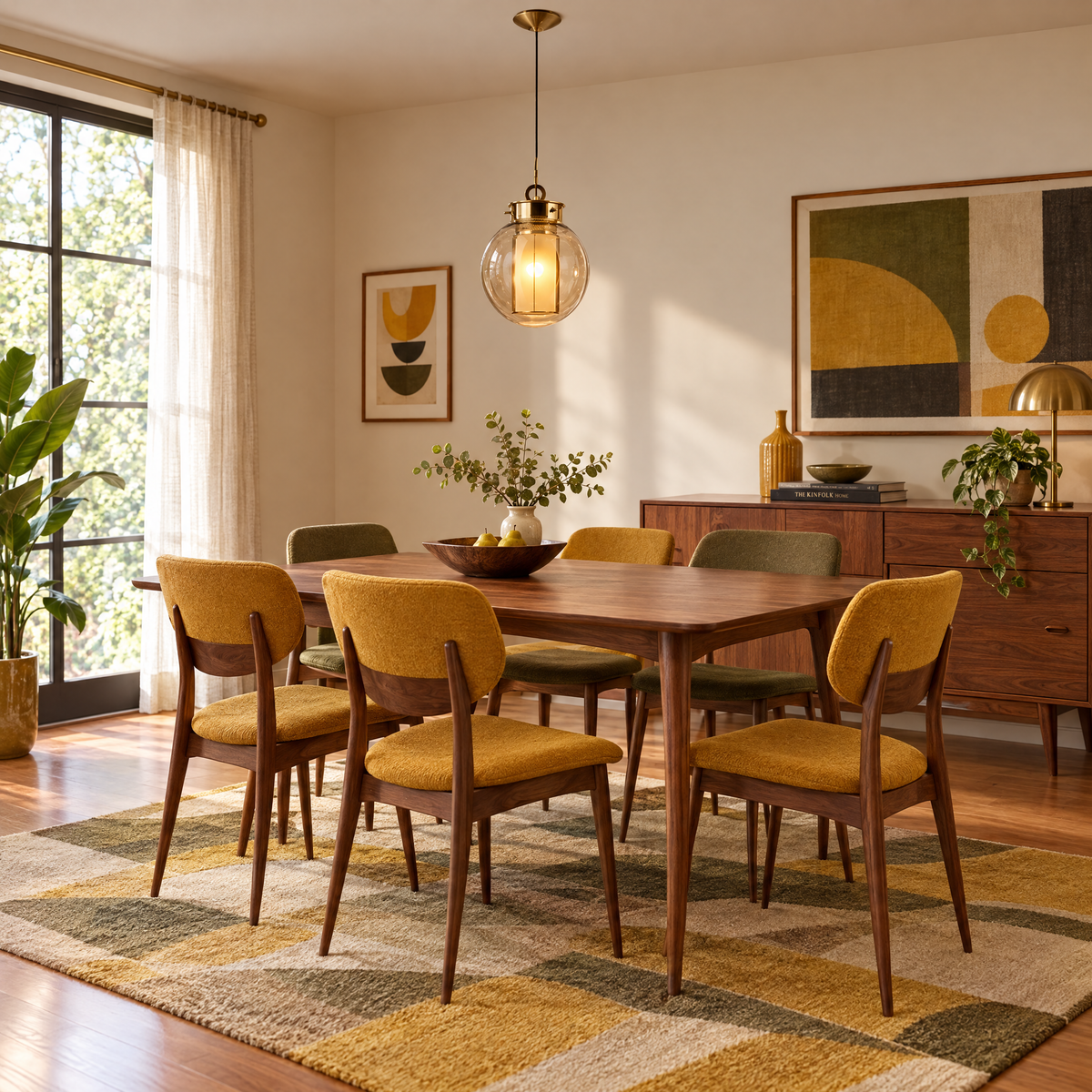 Lavisa - Amber Glass Pendant Light