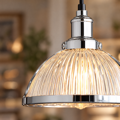 Lavisa - Striped Glass Pendant Light