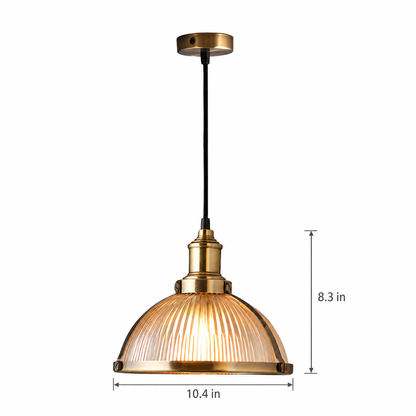 Lavisa - Striped Glass Pendant Light