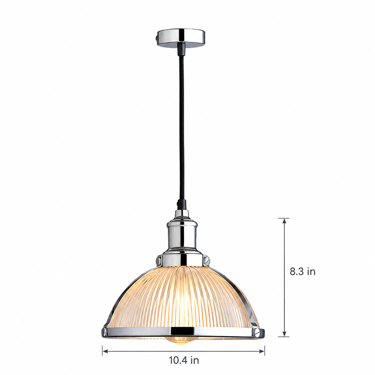 Lavisa - Striped Glass Pendant Light