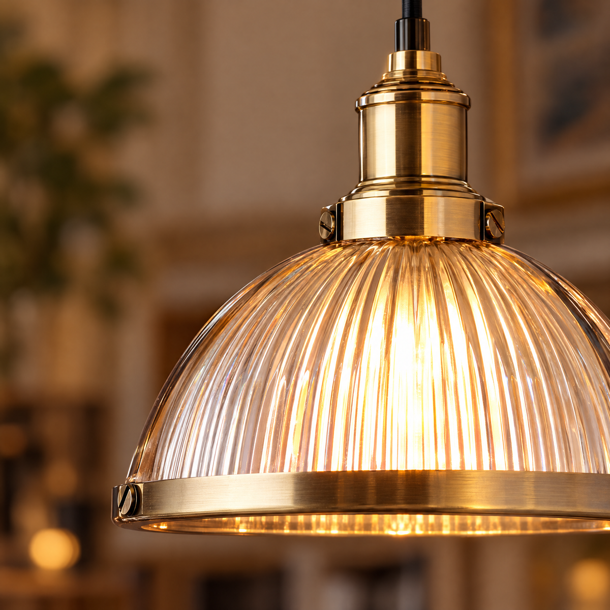 Lavisa - Striped Glass Pendant Light