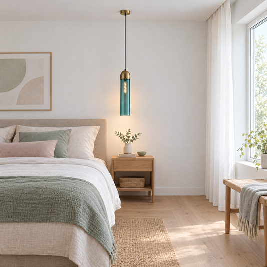 Lavisa - Long Tube Glass Bottle Pendant Light