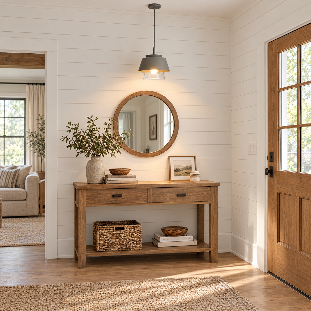 Lavisa - Traditional Glass and Metal Pendant Light