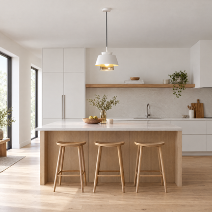 Lavisa - Traditional Glass and Metal Pendant Light