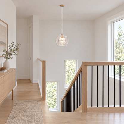 Lavisa - Copper and Glass Globe Pendant Light