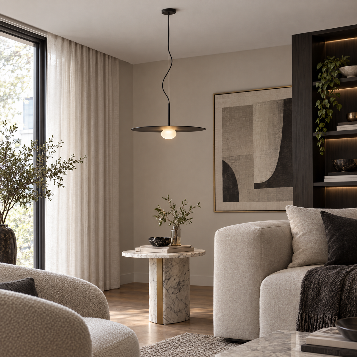 Lavisa - Modern Glass Ball Pendant Light