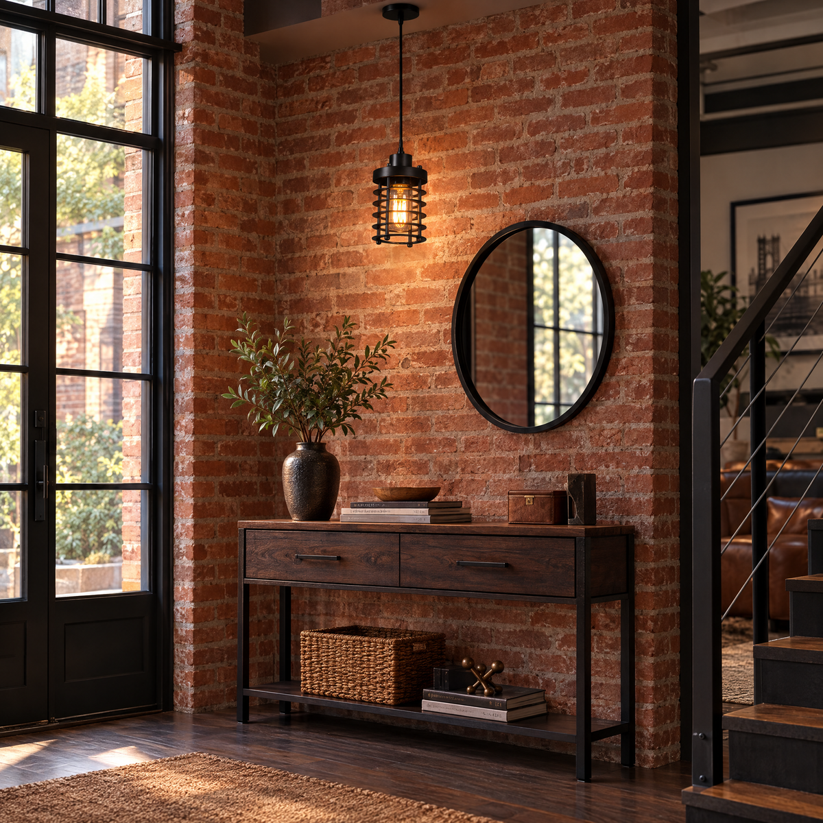 Lavisa - Industrial Metal Cage Pendant Light