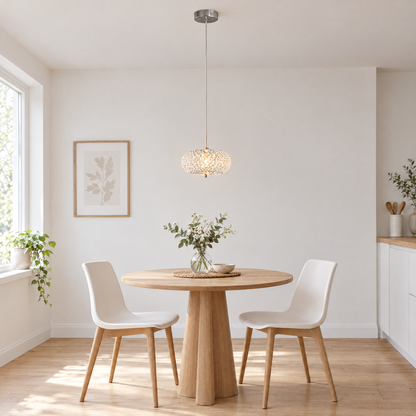Lavisa - Small Crystal Drum Pendant Light
