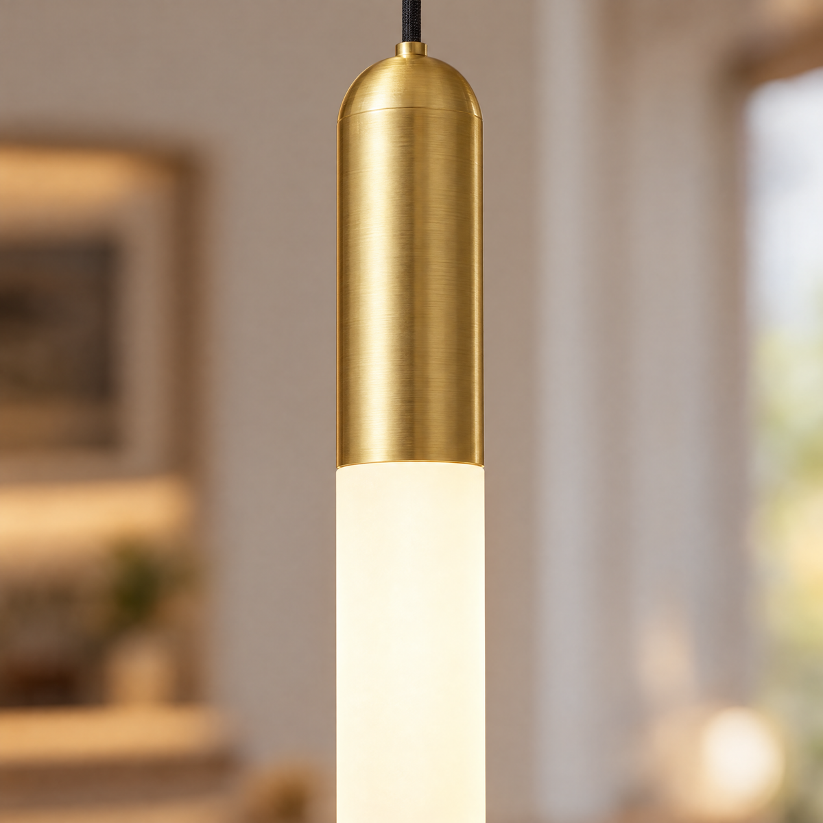 Lavisa - Long Copper Pendant Light