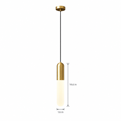 Lavisa - Long Copper Pendant Light