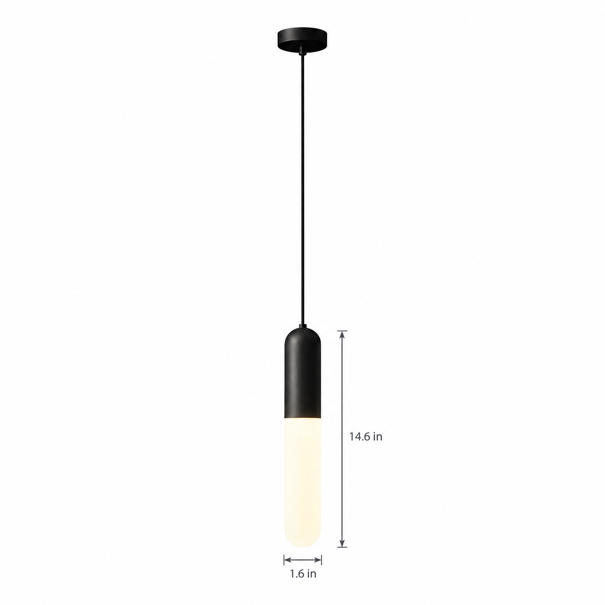 Lavisa - Long Copper Pendant Light