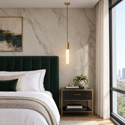 Lavisa - Long Copper Pendant Light