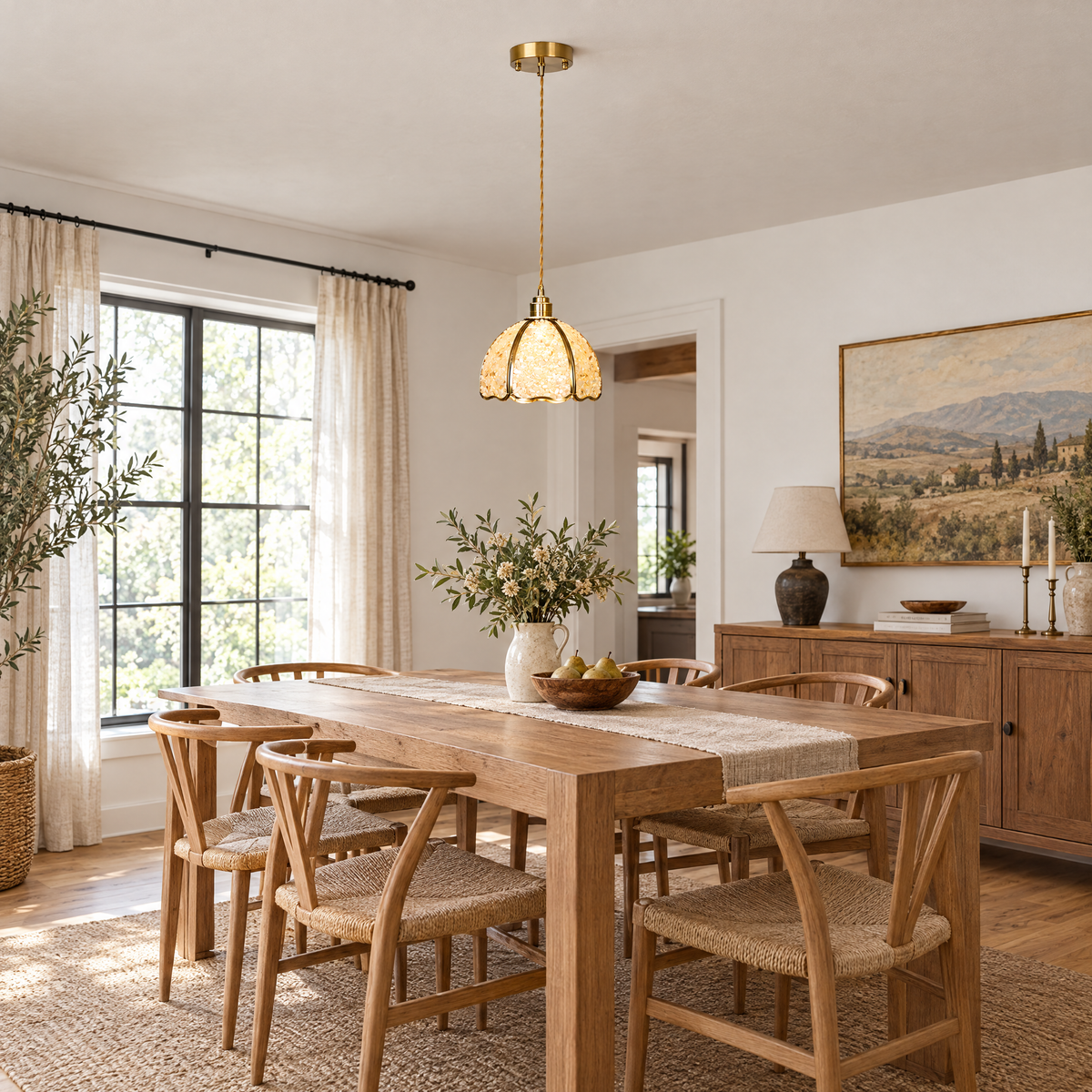 Lavisa - Small Crystal Dome Pendant Light Dimmable Copper Fixture