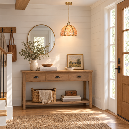 Lavisa - Small Crystal Dome Pendant Light Dimmable Copper Fixture