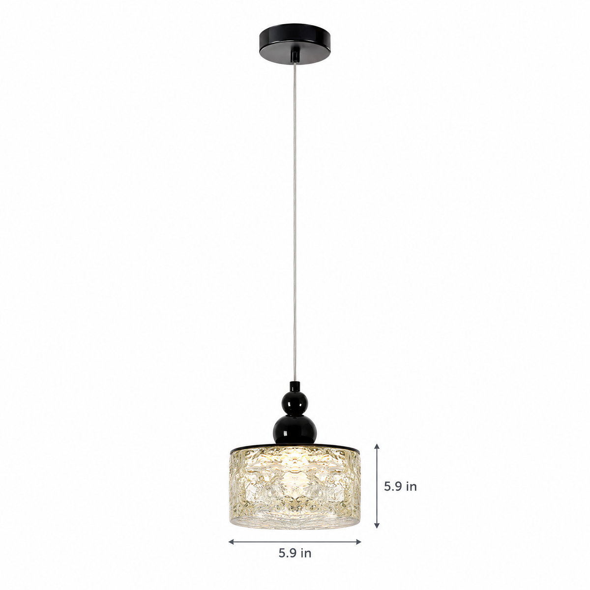 Lavisa - Ice Texture Acrylic Pendant Light