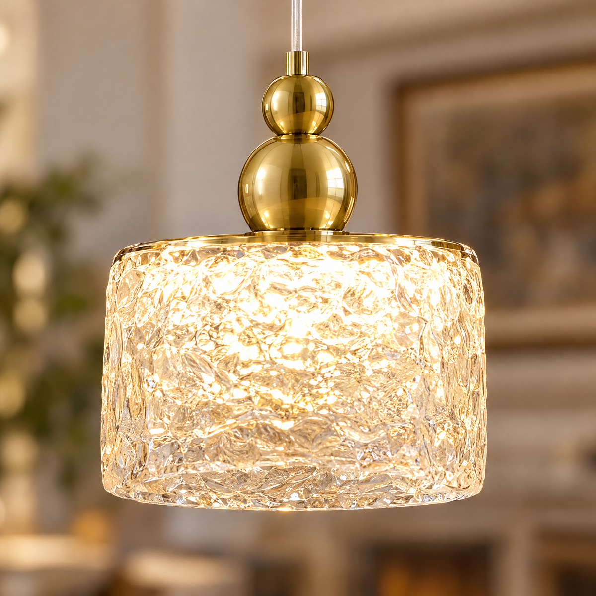 Lavisa - Ice Texture Acrylic Pendant Light