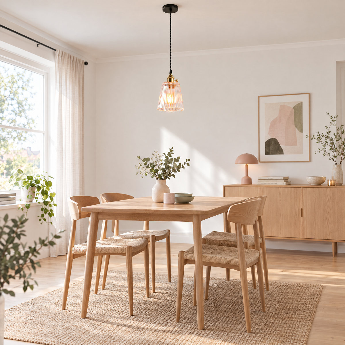 Lavisa - Clear Glass Pendant Light Minimalist Brass Ceiling Lamp