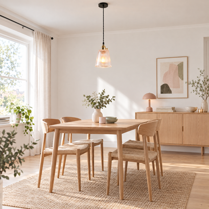Lavisa - Clear Glass Pendant Light Minimalist Brass Ceiling Lamp