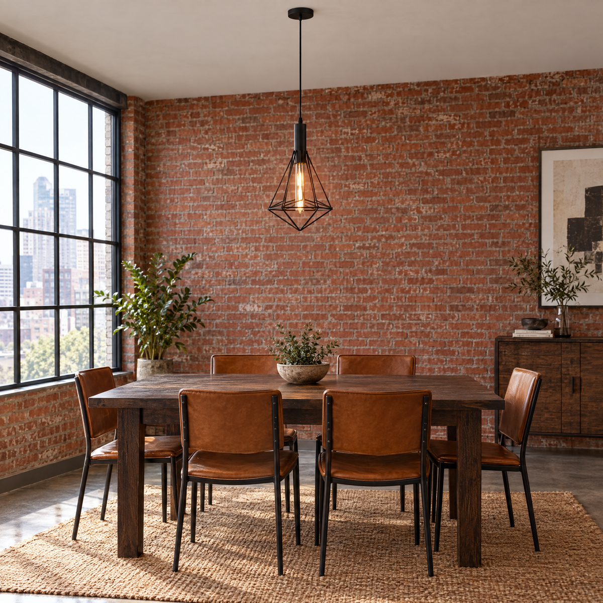 Lavisa - Black Wire Cage Pendant Light