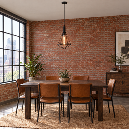 Lavisa - Black Wire Cage Pendant Light