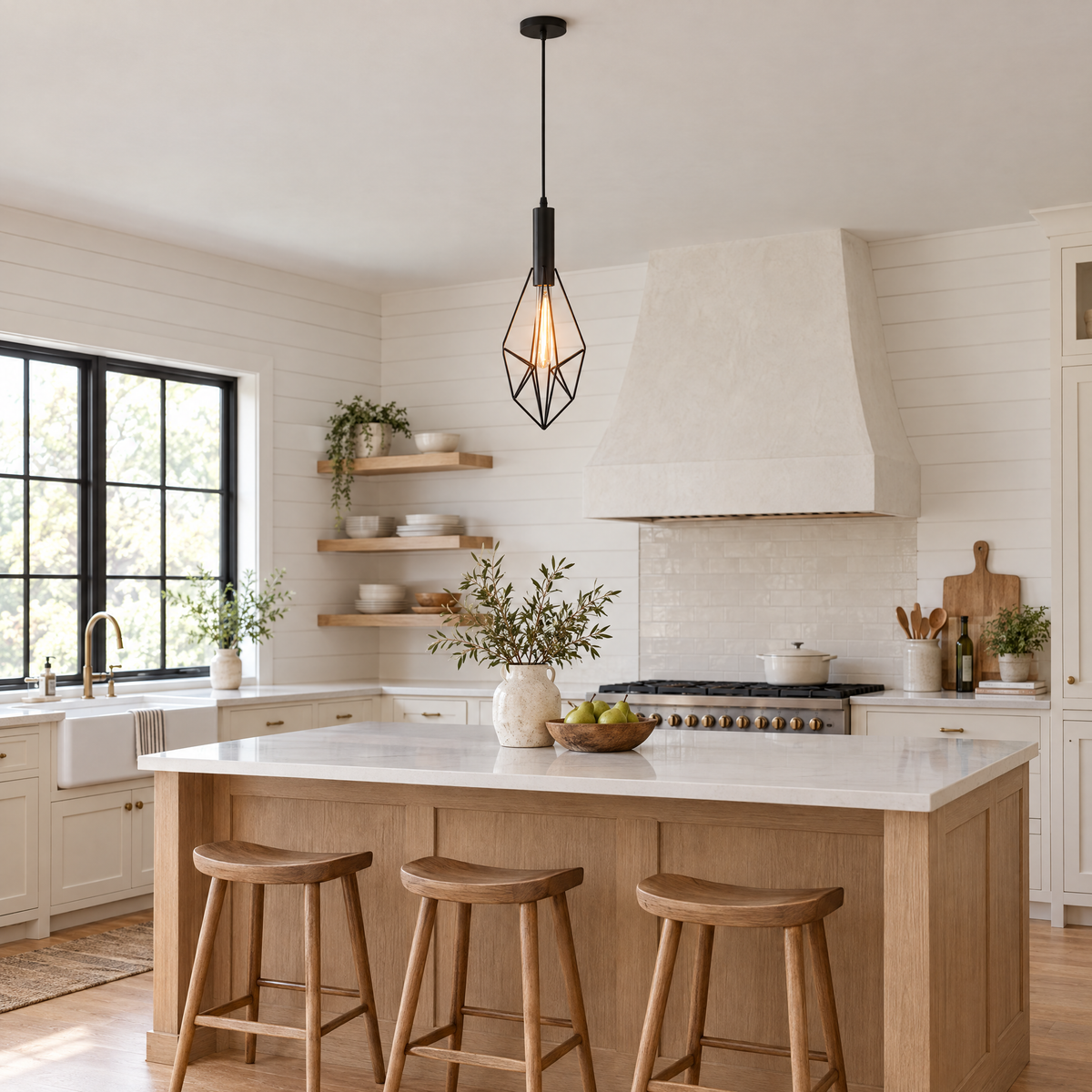 Lavisa - Black Wire Cage Pendant Light