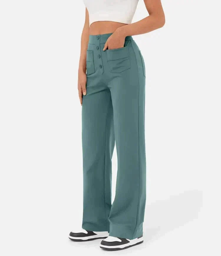Lavisa - High Waist Stretch Trousers
