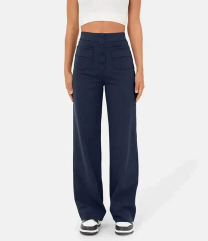 Lavisa - High Waist Stretch Trousers