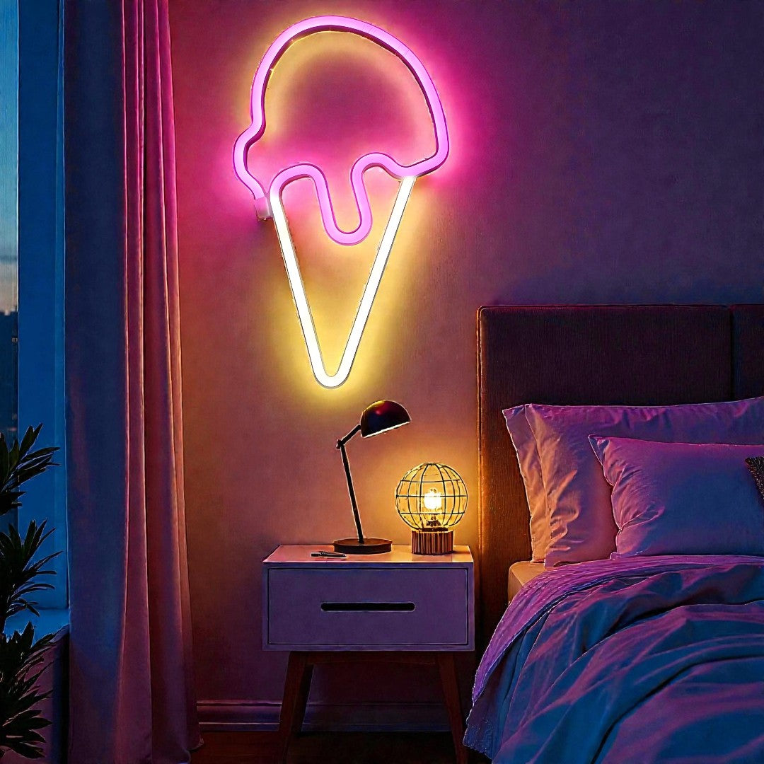 Lavisa - Multicolored Neon LED Wall Light