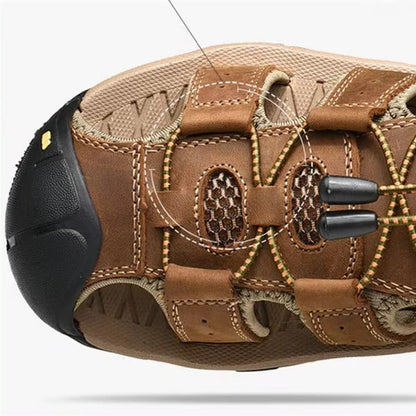 Men’s All-Weather Slip-On Comfort Sandals - Lifestyle & Model Angle | Lavisa