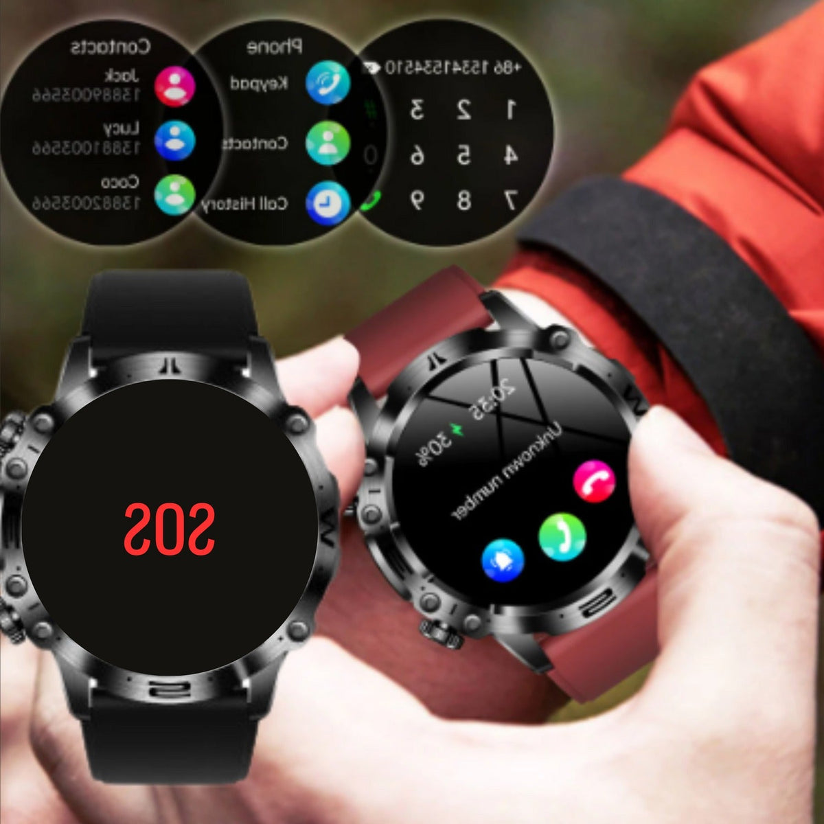 Lavisa - Multifunctional Smartwatch with Activity Tracker and Bluetooth Calling