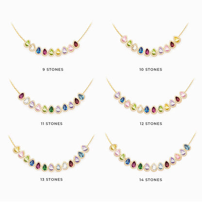 Lavisa - Tears Of Joy Birthstone Necklace