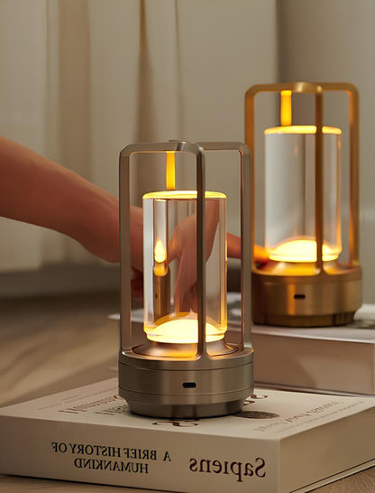 Lavisa modern cordless table lamp with touch control and minimalist design (View 8)