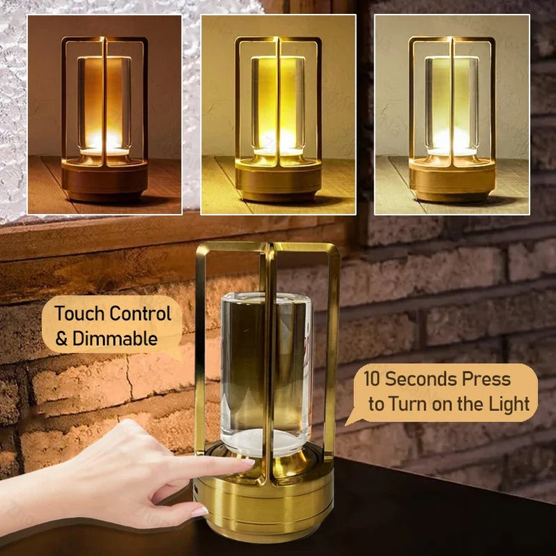 Lavisa modern cordless table lamp with touch control and minimalist design (View 4)