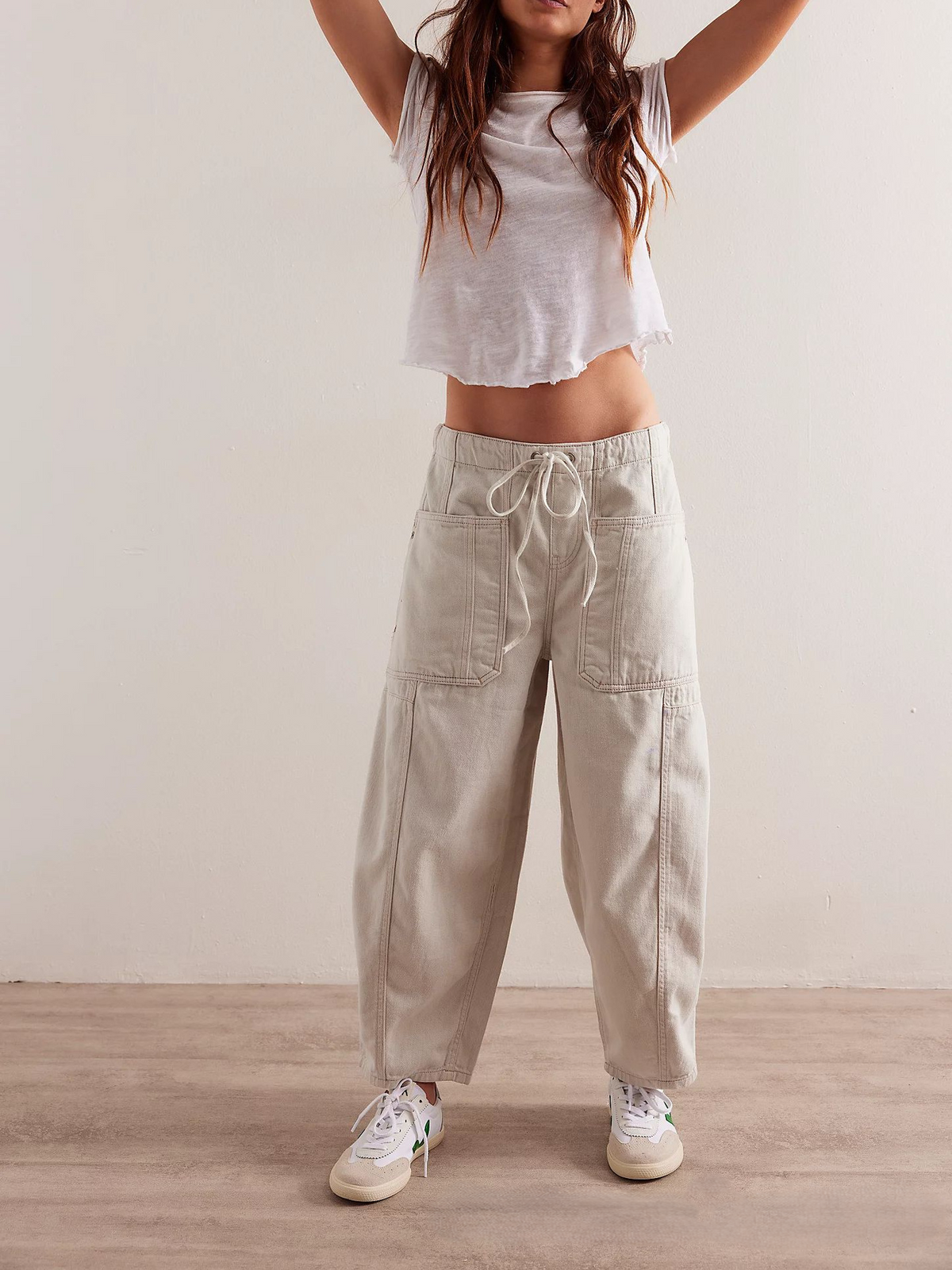 Lavisa - Relaxed Pull-On Cotton Denim Jeans