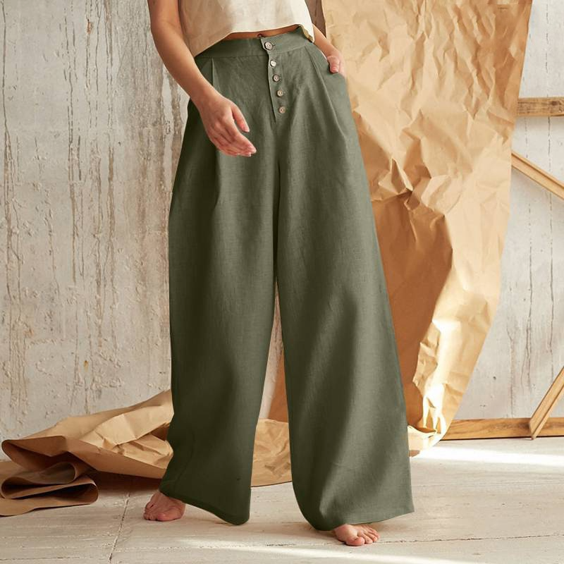 Lavisa - Everyday Cotton Wide-Leg Pants