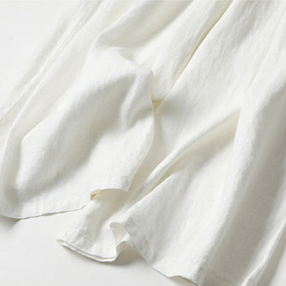 Lavisa - High Waisted Linen Wide Leg Trousers