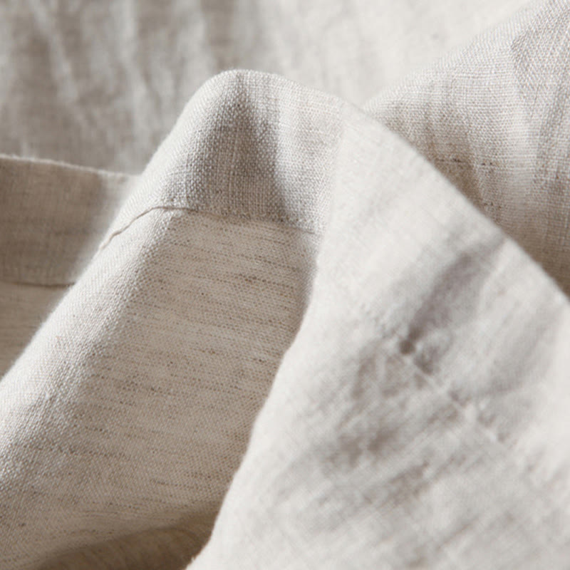 Lavisa - High Waisted Linen Wide Leg Trousers