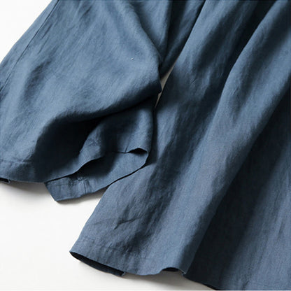 Lavisa - High Waisted Linen Wide Leg Trousers