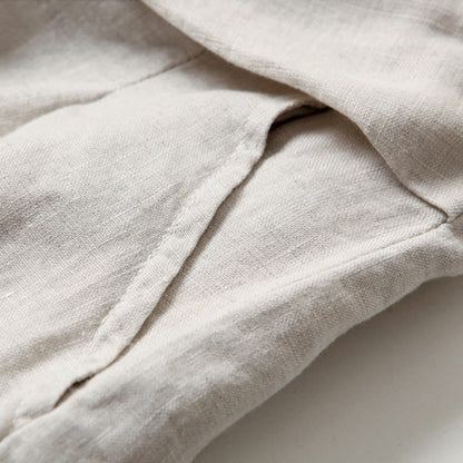 Lavisa - High Waisted Linen Wide Leg Trousers