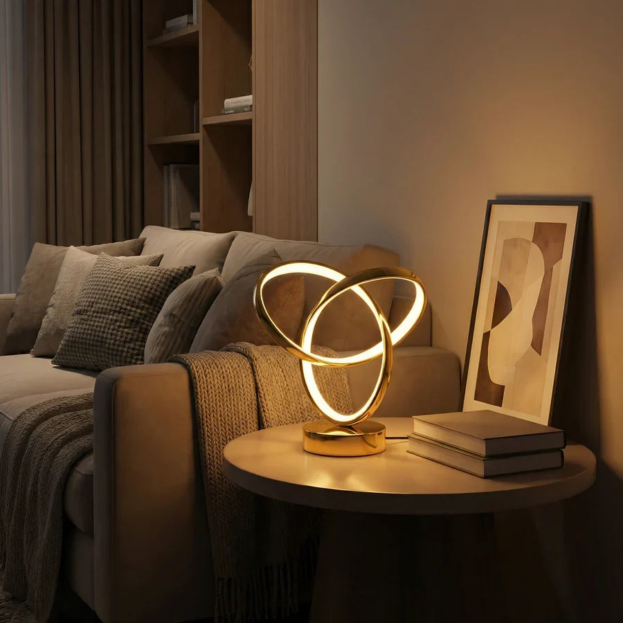 Lavisa - Modern Spiral LED Desk Accent Lamp