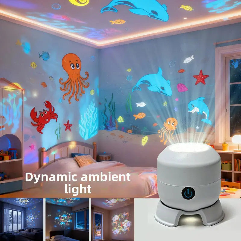 Lavisa - Dynamic Rotating LED Projection Lamp
